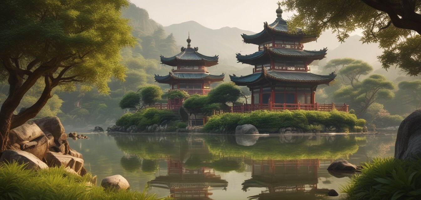 Chinese tea garden