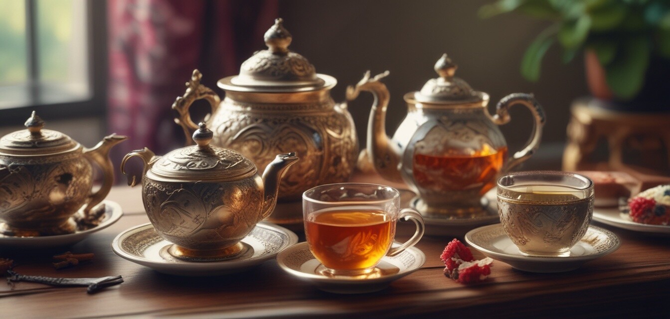 Elegant tea set